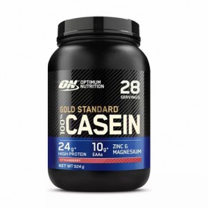 Optimum Nutrition Gold Standard 100% Casein Strawberry Delight 924 grams (28 Servings) Sverige | 103JQERGY