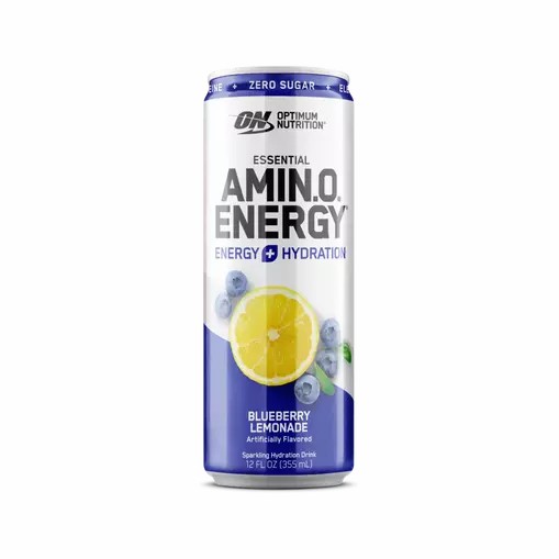 Optimum Nutrition ESSENTIAL AMIN.O. ENERGY+ Electrolytes Sparkling Blueberry Lemonade 355ml * 12 Cans (12 Servings) Sverige | 219SGMCYF