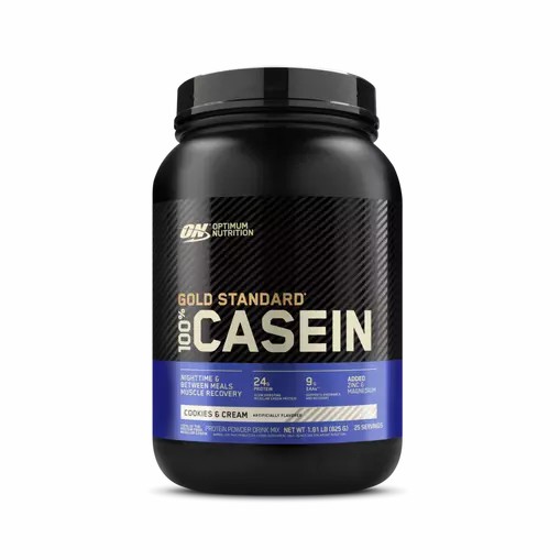 Optimum Nutrition GOLD STANDARD® 100% Casein Cookies & Cream 2 lb (25 Servings) Sverige | 843HWIRED