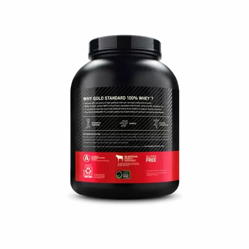 Optimum Nutrition GOLD STANDARD 100% WHEY™ Vanilla Ice Cream 4 lb (58 Servings) Sverige | 682ICGHOK