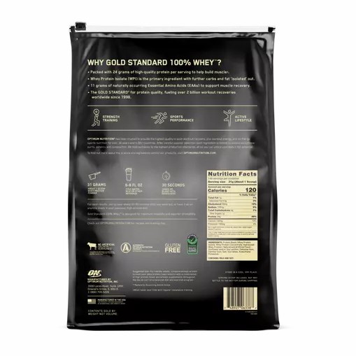 Optimum Nutrition GOLD STANDARD 100% WHEY™ Vanilla Ice Cream 10 lb - Notify me Sverige | 305LQDAYT