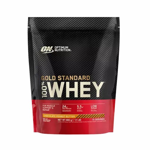 Optimum Nutrition Gold Standard 100% Whey Protein Powder Chocolate Peanut Butter 480 grams (15 Servings) Sverige | 102FXLQKA